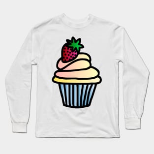 Fluffy Cupcake Long Sleeve T-Shirt